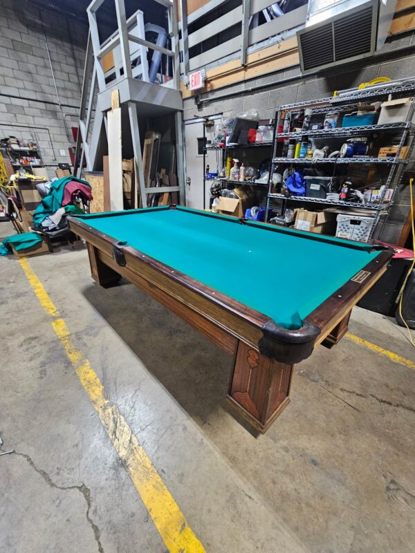 Antique Brunswick 9ft The Royal Pool Table From 1925 With Ball Return