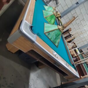 Brunswick 8ft Oversized Used Pool Table With Ball Return